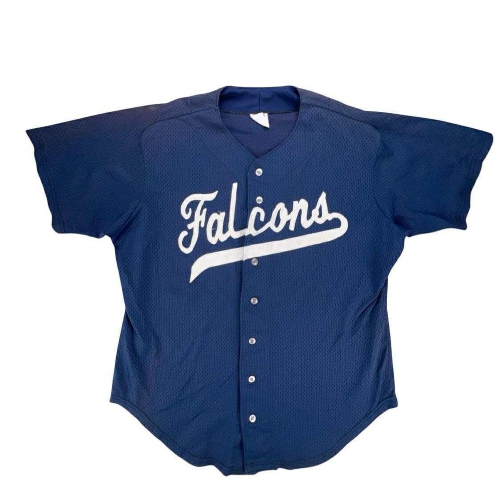 Wilson‎ Vintage Falcons Navy Blue Baseball Jersey Number 20 Mens 46 USA